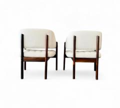Jorge Zalszupin Brazilian Modern Pair of Senior Armchairs in Rosewood Jorge Zalszupin 1960s - 4416921