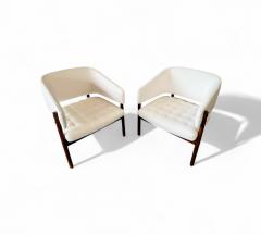 Jorge Zalszupin Brazilian Modern Pair of Senior Armchairs in Rosewood Jorge Zalszupin 1960s - 4416925