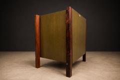 Jorge Zalszupin Brazilian Modern Side Table with drawers in Rosewood Jorge Zalszupin - 4594352