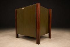 Jorge Zalszupin Brazilian Modern Side Table with drawers in Rosewood Jorge Zalszupin - 4594357