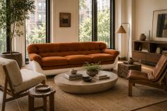Jorge Zalszupin Brazilian Modern VIP Sofa in Fiberglass Mohair by Jorge Zalszupin - 4597071