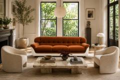 Jorge Zalszupin Brazilian Modern VIP Sofa in Fiberglass Mohair by Jorge Zalszupin - 4597079