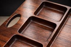 Jorge Zalszupin Carrinho de Ch Bar Cart in Rosewood Iron Brass by Jorge Zalszupin 1950s - 4611009