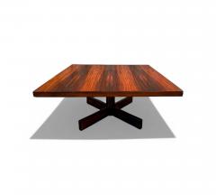 Jorge Zalszupin Chanceler Coffee Table in Rosewood and Metal Jorge Zalszupin Lot 852A - 4390351