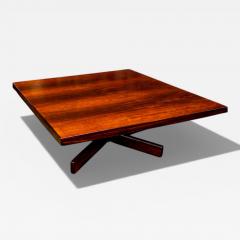 Jorge Zalszupin Chanceler Coffee Table in Rosewood and Metal Jorge Zalszupin Lot 852A - 4634613