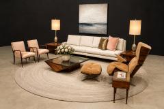 Jorge Zalszupin Chanceler Side Tables in Rosewood and Metal Jorge Zalszupin 1960s - 4594243