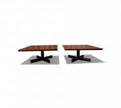Jorge Zalszupin Chanceler Side Tables in Rosewood and Metal Jorge Zalszupin 1960s Lot 852 - 4390339