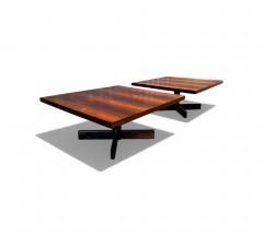 Jorge Zalszupin Chanceler Side Tables in Rosewood and Metal Jorge Zalszupin 1960s Lot 852 - 4390340