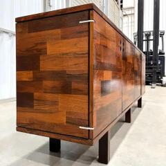 Jorge Zalszupin Credenza in Hardwood Patchwork style by Jorge Zalszupin 1960 s - 3488505