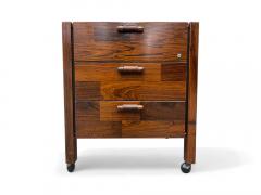 Jorge Zalszupin Desk in Rosewood with File Cabinet Jorge Zalszupin 1960s Lot 404 579 - 3982499