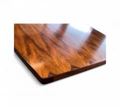 Jorge Zalszupin Dining Table Guanabara in Rosewood Concrete Metal Jorge Zalszupin 1960s - 4309279