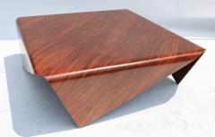 Jorge Zalszupin Jorge Zalszupin 1960s Brazilian Jacaranda Square Andorinha Coffee Table - 2294476