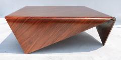 Jorge Zalszupin Jorge Zalszupin 1960s Brazilian Jacaranda Square Andorinha Coffee Table - 2294478