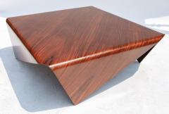 Jorge Zalszupin Jorge Zalszupin 1960s Brazilian Jacaranda Square Andorinha Coffee Table - 2294480