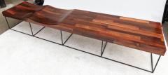 Jorge Zalszupin Jorge Zalszupin 1960s Brazilian Parquet Jacaranda 102 Bench - 497472