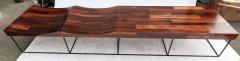 Jorge Zalszupin Jorge Zalszupin 1960s Brazilian Parquet Jacaranda 102 Bench - 497473