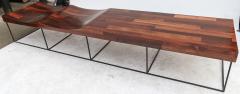 Jorge Zalszupin Jorge Zalszupin 1960s Brazilian Parquet Jacaranda 102 Bench - 497475