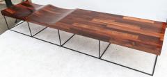 Jorge Zalszupin Jorge Zalszupin 1960s Brazilian Parquet Jacaranda 102 Bench - 497476