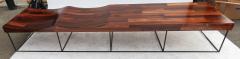 Jorge Zalszupin Jorge Zalszupin 1960s Brazilian Parquet Jacaranda 102 Bench - 497477