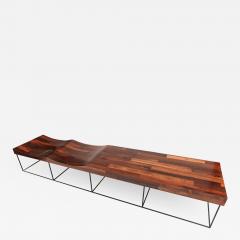 Jorge Zalszupin Jorge Zalszupin 1960s Brazilian Parquet Jacaranda 102 Bench - 499766