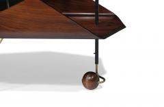 Jorge Zalszupin Jorge Zalszupin Carrinho de Ch Rosewood Bar Cart Trolley - 3025259