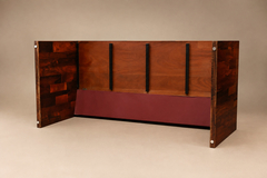 Jorge Zalszupin Jorge Zalszupin Foldable Patchwork Rosewood Desk File Cabinet by L Atelier - 4763688