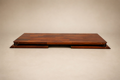 Jorge Zalszupin Jorge Zalszupin Foldable Patchwork Rosewood Desk File Cabinet by L Atelier - 4763689