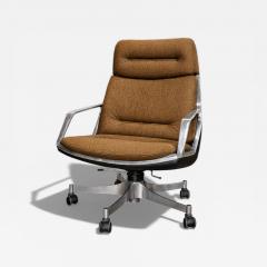 Jorge Zalszupin Jorge Zalszupin Tall Commander Swivel Chair 1973 Fiberglass Lot 888A - 4634576