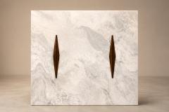 Jorge Zalszupin Limestone Coffee Table by Jorge Zalszupin in Rosewood Marble Brazil 1959 - 4655009