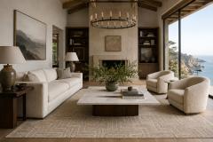 Jorge Zalszupin Limestone Coffee Table by Jorge Zalszupin in Rosewood Marble Brazil 1959 - 4655016