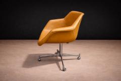 Jorge Zalszupin Mid Century Modern Armchair in Leather and Metal Jorge Zalszupin 1960s - 4548305