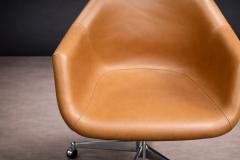 Jorge Zalszupin Mid Century Modern Armchair in Leather and Metal Jorge Zalszupin 1960s - 4548310