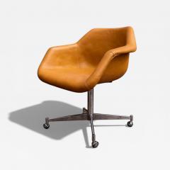 Jorge Zalszupin Mid Century Modern Armchair in Leather and Metal Jorge Zalszupin 1960s - 4548366