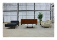 Jorge Zalszupin Mid Century Modern Coffee Table in Wood Marble by Jorge Zalszupin Brazil - 3357433