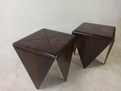 Jorge Zalszupin Mid Century Modern Pair of Petalas Side Tables by Jorge Zalszupin Brazil 1960s - 2889876