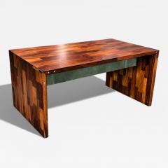Jorge Zalszupin Midcentury Modern Foldable Desk in Rosewood Jorge Zalszupin 1970s Lot 556 - 4634617