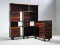 Jorge Zalszupin Modular Shelving Unit by Jorge Zalszupin for lAtelier Brazil 1960s - 3927840