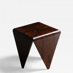Jorge Zalszupin P talas Side Table by Jorge Zalszupin for L Atelier Brazil 1959 - 4759617