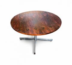 Jorge Zalszupin Round Dining Table in Hardwood and Metal Jorge Zalszupin 1960s Lot 40 - 4318327