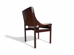 Jorge Zalszupin Set of 5 Chairs in Rosewood Leather Jorge Zalszupin 1960s Lot 114 158 378 - 4351297