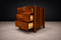 Jorge Zalszupin Side Table with drawers in Rosewood Jorge Zalszupin 1960 s - 4546946