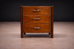 Jorge Zalszupin Side Table with drawers in Rosewood Jorge Zalszupin 1960 s - 4546950