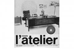 Jorge Zalszupin Side Table with drawers in Rosewood Jorge Zalszupin 1960 s - 4546951