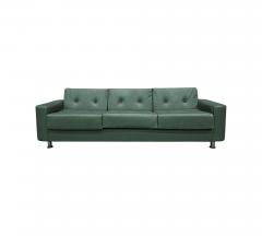 Jorge Zalszupin Sofa in Wood Leather Jorge Zalszupin 1970s Lot 252A - 4356365