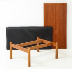 Jorgen Bo Teak and Leather Day Bed by Jorgen Bo - 1095490