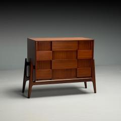 Jorgen Clausen Jorgen Clausen Danish Mid Century Modern Sculptural Nightstand Teak 1960s - 3936910