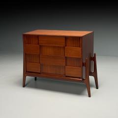 Jorgen Clausen Jorgen Clausen Danish Mid Century Modern Sculptural Nightstand Teak 1960s - 3936912