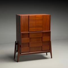 Jorgen Clausen Jorgen Clausen Danish Mid Century Modern Sculptural Nightstand Teak 1960s - 3936916