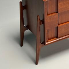 Jorgen Clausen Jorgen Clausen Danish Mid Century Modern Sculptural Nightstands Teak 1960s - 3929418