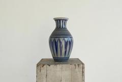 Jos Kalb Gr s de La Roche Large Art Deco Salt Glazed Pottery Vase Belgium 1940s - 4582041
